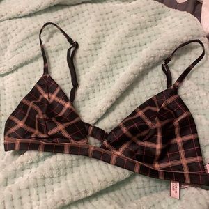 Cute plaid bralette